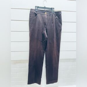 St. John Sport Chocolate Denim Trousers